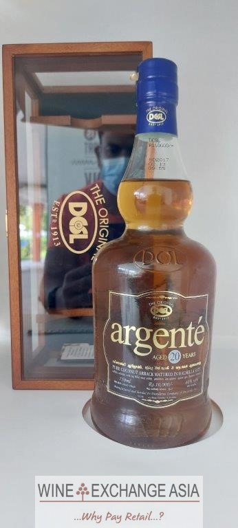 (image for) Argente Arrack 20 yr old in wood/glass box (Rare from Sri Lanka) - WAS:$250++