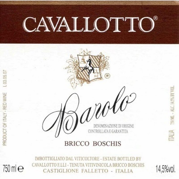 (image for) Cavallotto BAROLO RISERVA BRICCO BOSCHIS VIGNA SAN GIUSEPPE 2006 (GL)